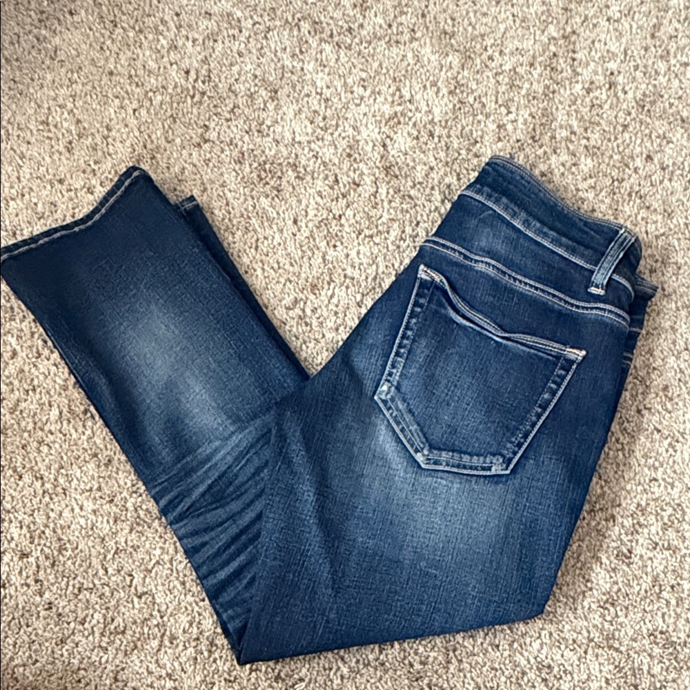 Daytrip Dark Blue Cropped Virgo Jeans - Picture 5 of 7